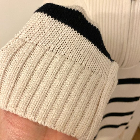 Zara Oversized Stripe Knit Sweater knitwear - Picture 8 of 16
